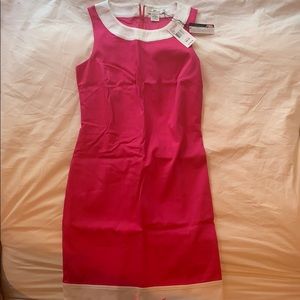 Vineyard vines pink & white dress